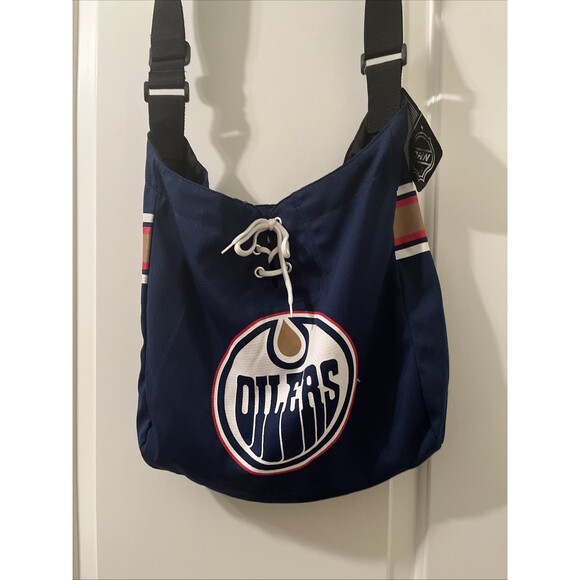 Pro-FAN-ity by Littlearth NHL Edmonton Oilers Jersey Crossbody Purse Bag - Picture 3 of 13